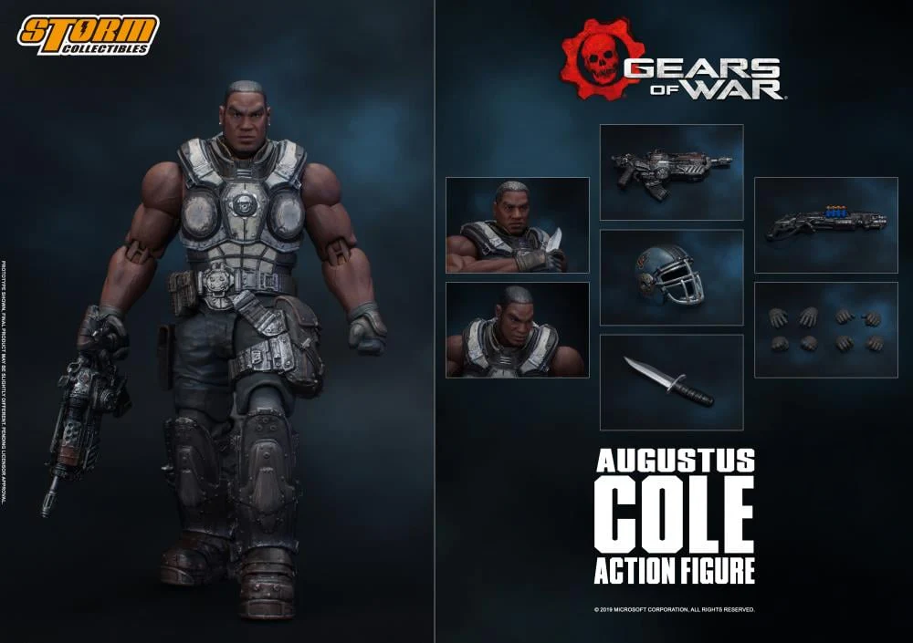 Gears of War Augustus Cole 1/12 Scale Figure - Image 20