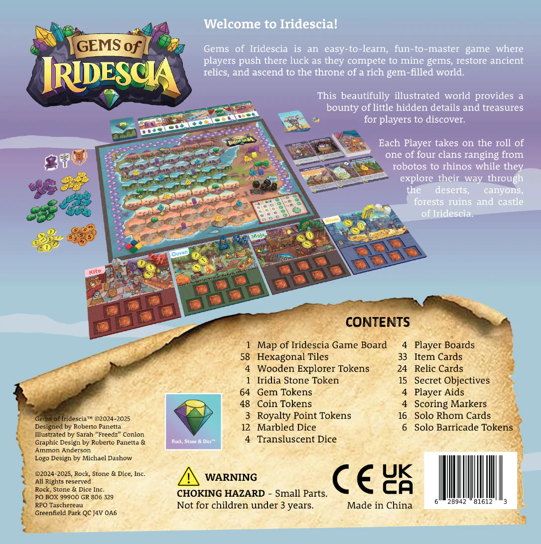 Gems of Iridescia | Boardgame | Deluxe Iridescent Edition - Image 2