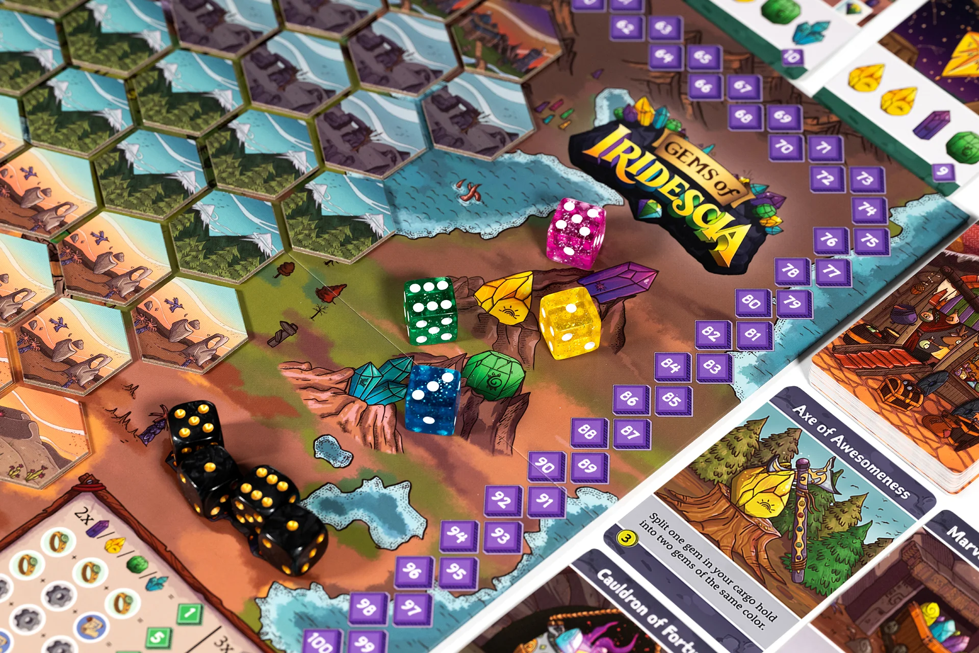 Gems of Iridescia | Boardgame | Deluxe Iridescent Edition - Image 4