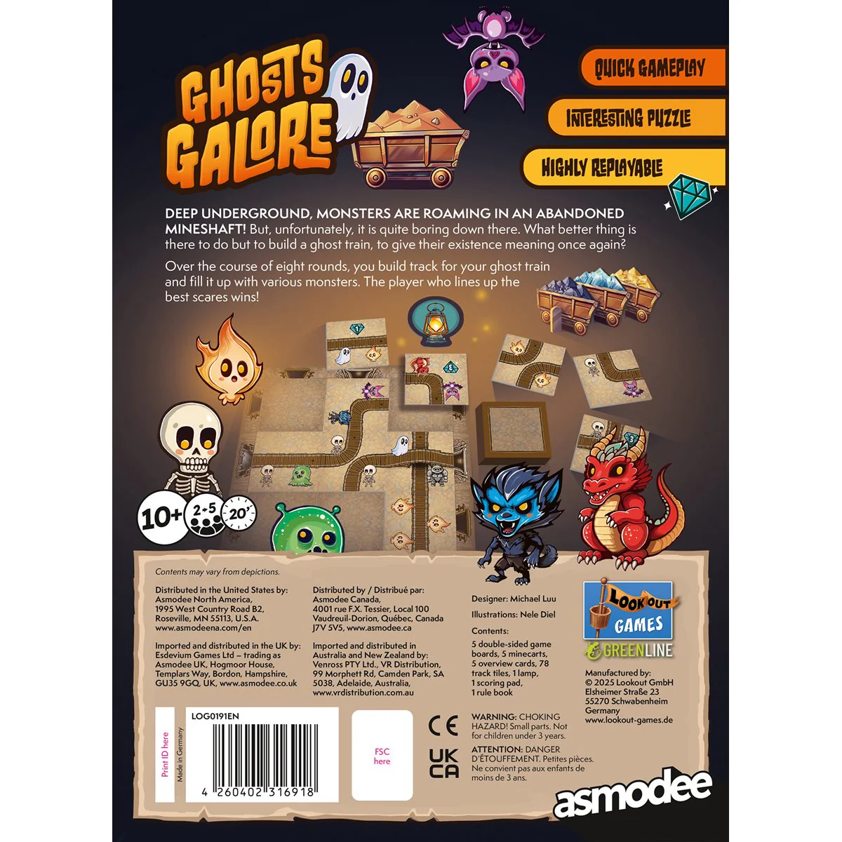 Ghosts Galore | Board Game | Lookout Games - Image 2