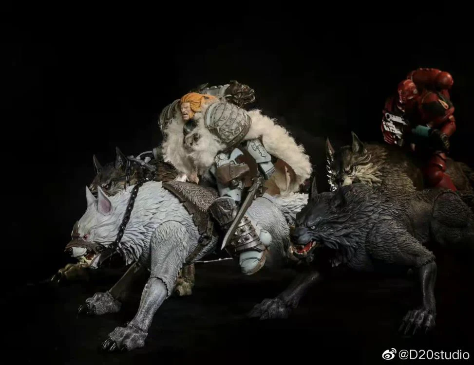 Giant White Wolf (Basic) - 1/12 Scale - Image 2