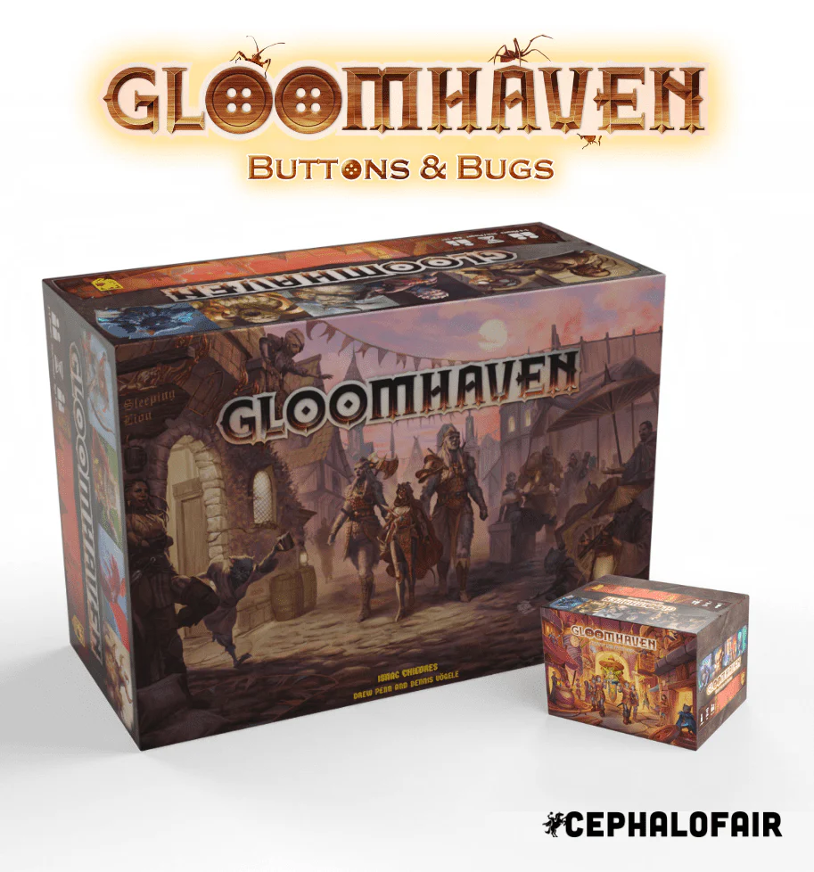[RESTOCK PREORDER] Gloomhaven: Buttons and Bugs | Boardgame | Cephalofair - Image 2