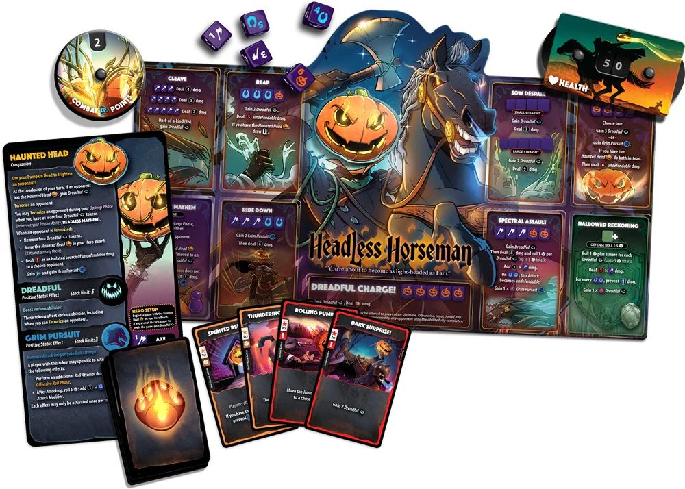 [PREORDER] Headless Horseman | Hero Pack | Dice Throne - Image 2