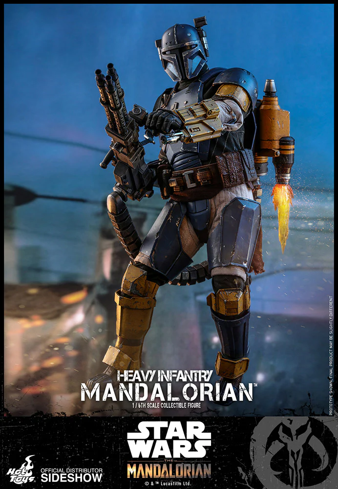 Heavy Infantry Mandalorian TMS010 | Sixth Scale Action Figure | Hot Toys - Image 5
