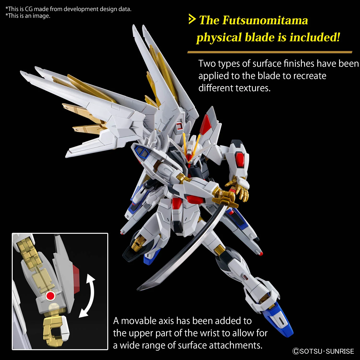HG 1/144 MIGHTY STRIKE FREEDOM GUNDAM | Model Kit | Bandai - Image 6