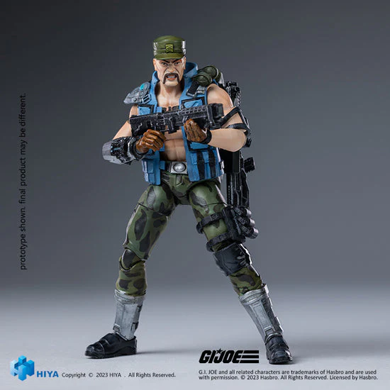 HIYA Exquisite Mini Series 1/18 Scale 4 Inch G.I.Joe Gung-Ho Action Figure - Image 6
