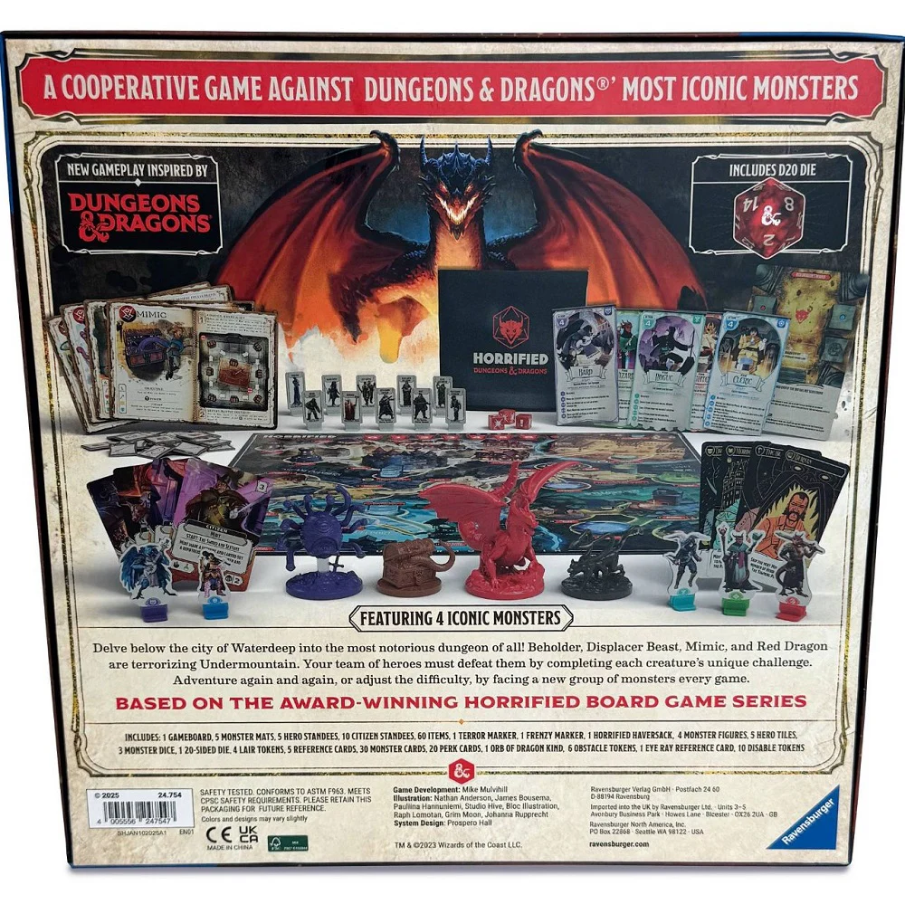 Horrified Dungeons and Dragons | Boardgame | Ravensburger - Image 2