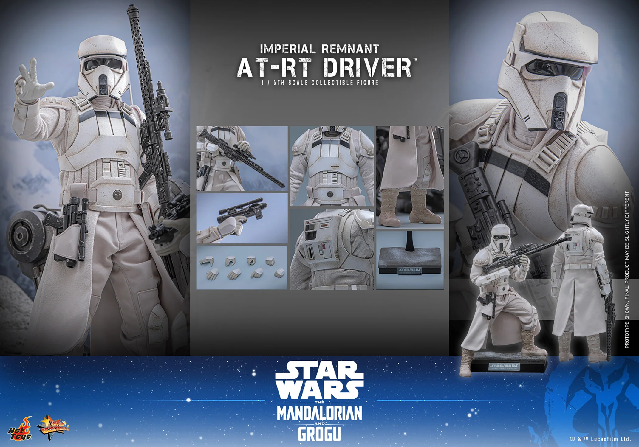 [PREORDER] Imperial Remnant AT-RT Driver MMS853 | Sixth Scale Figure | Hot Toys - Image 8