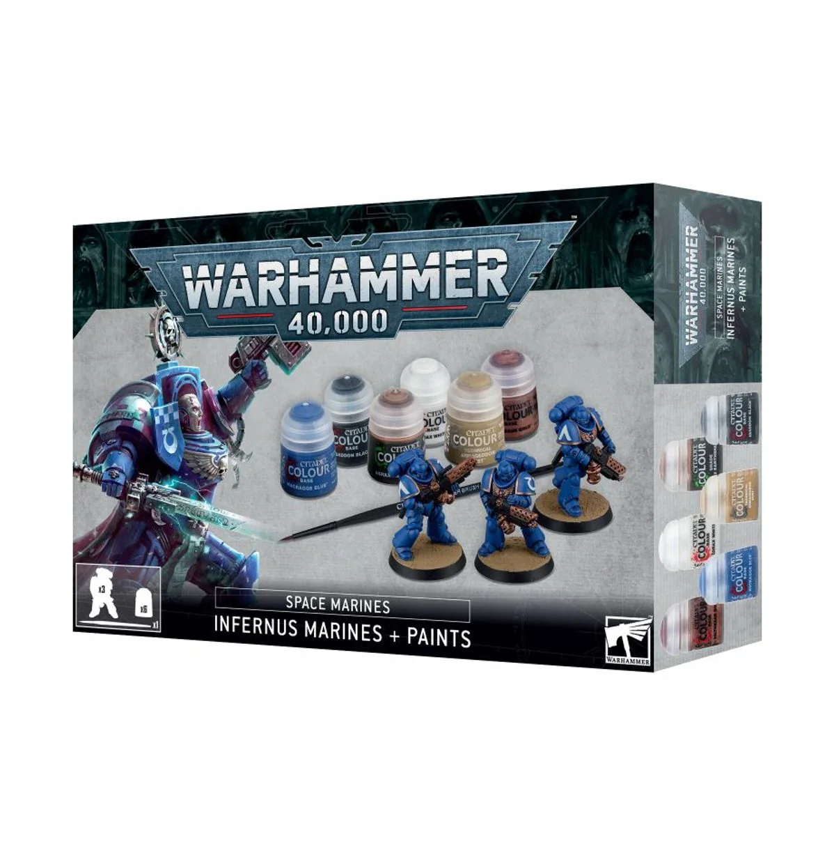 Space Marines Infernus Marines and Paints Set | Warhammer 40,000 | Games Workshop