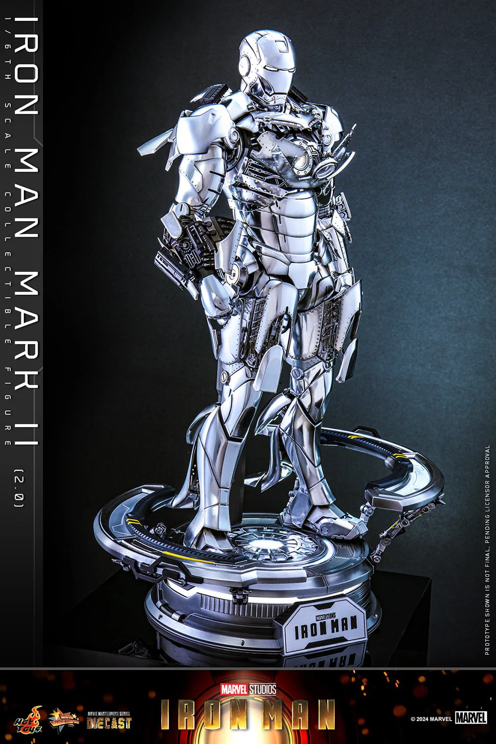 Iron Man Mark II (2.0) Sixth Scale Collectible Figure – Iron Man (2008) (Hot Toys MMS733D59) | Heroes World - Image 10