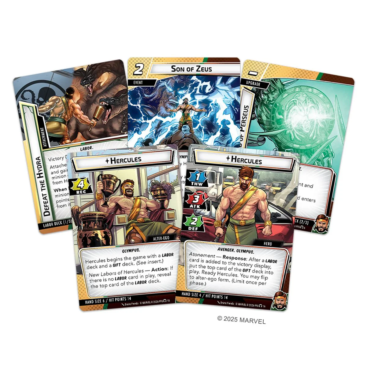Marvel Champions LCG: Hercules - Hero Pack | Board Games | Fantasy Flight Games - Image 2