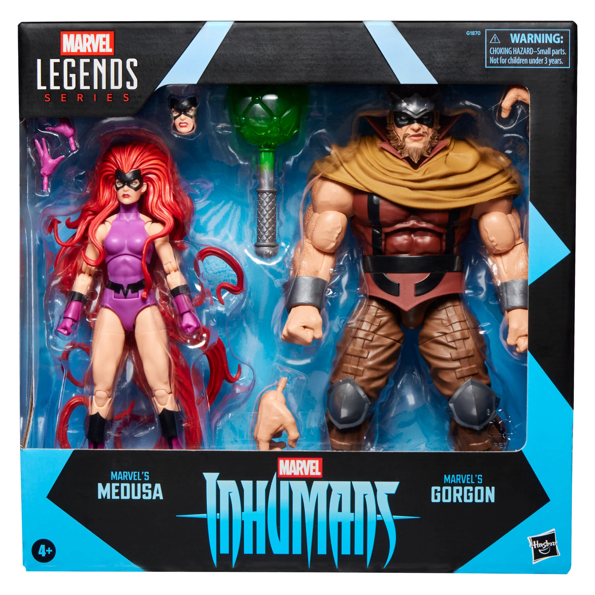 [PREORDER] Marvel Legends Series Inhumans Marvel’s Medusa & Marvel’s Gorgon Two-Pack | Hasbro - Image 17