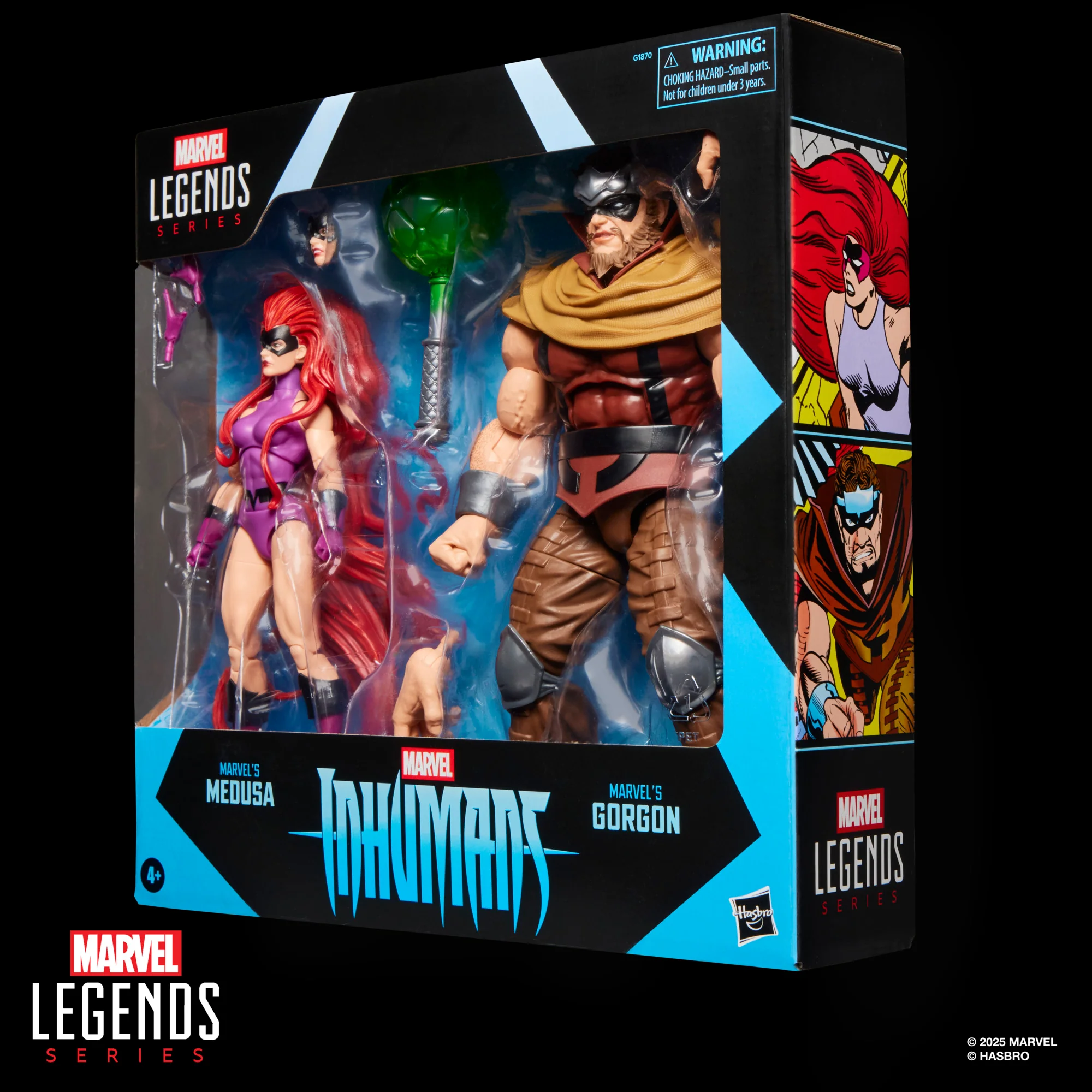 [PREORDER] Marvel Legends Series Inhumans Marvel’s Medusa & Marvel’s Gorgon Two-Pack | Hasbro - Image 3
