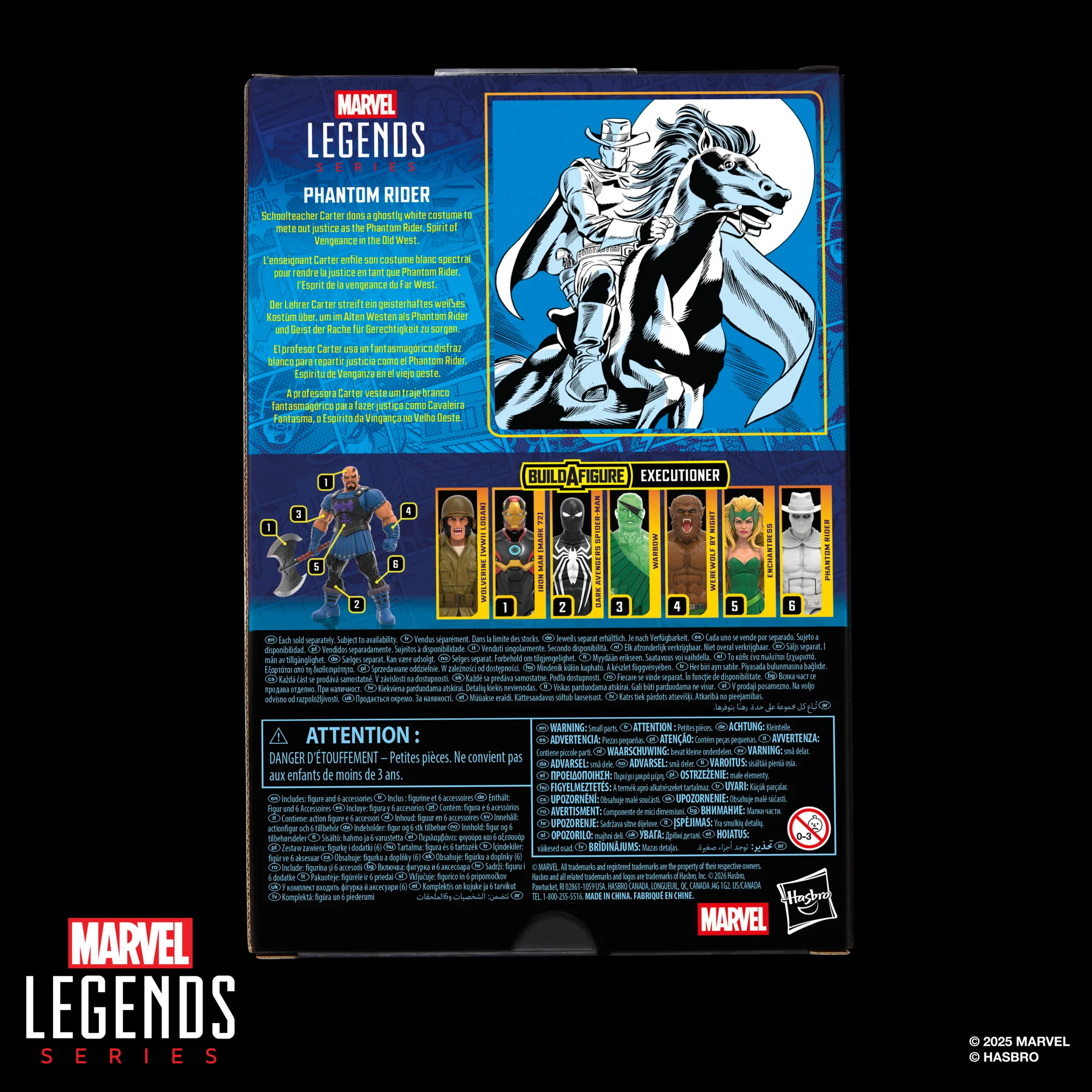 Phantom Rider Action Figure | Executioner BAF | Marvel Legends - Image 5