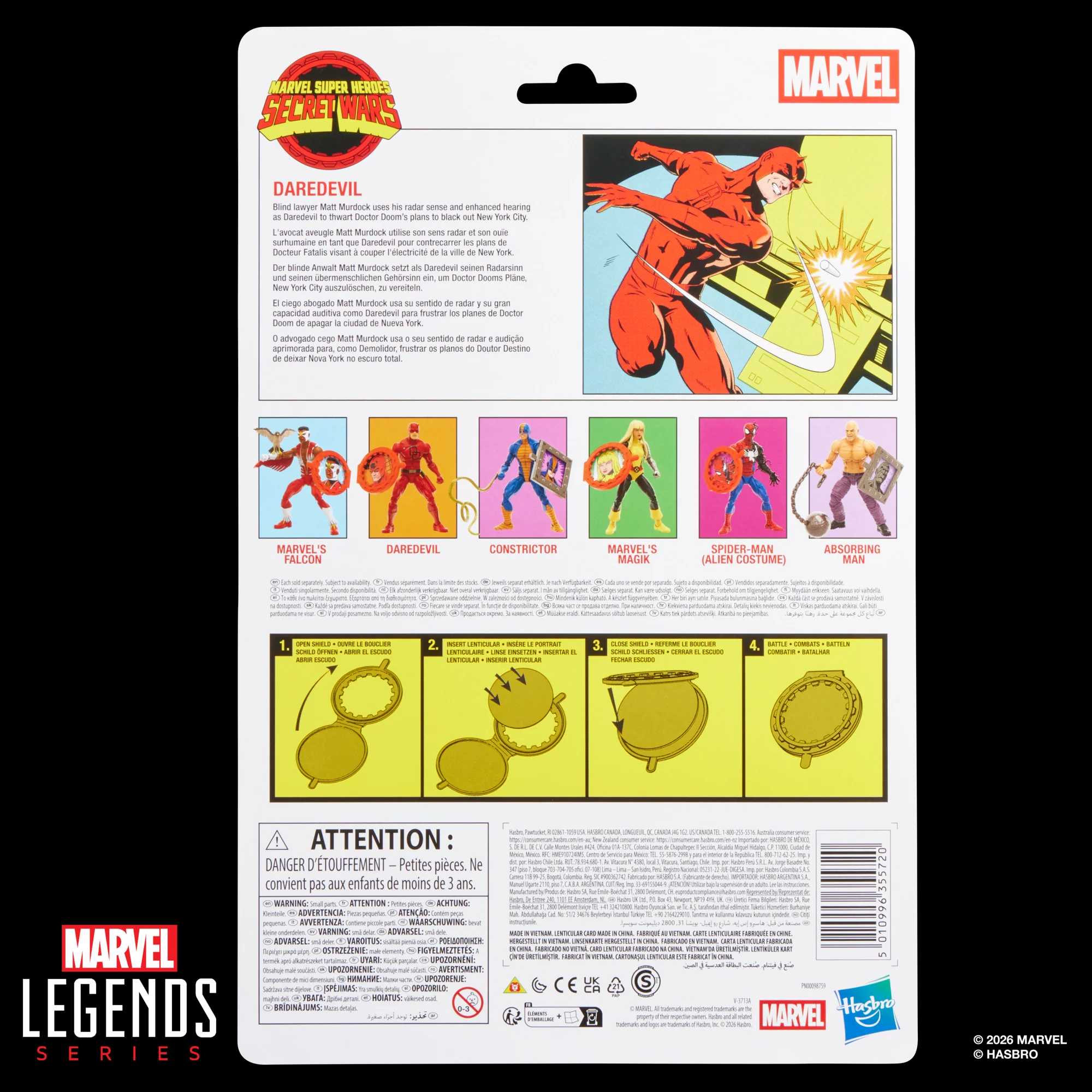 Marvel Legends Series Secret Wars Daredevil | 6 Inch Action Figure | Hasbro - Image 4
