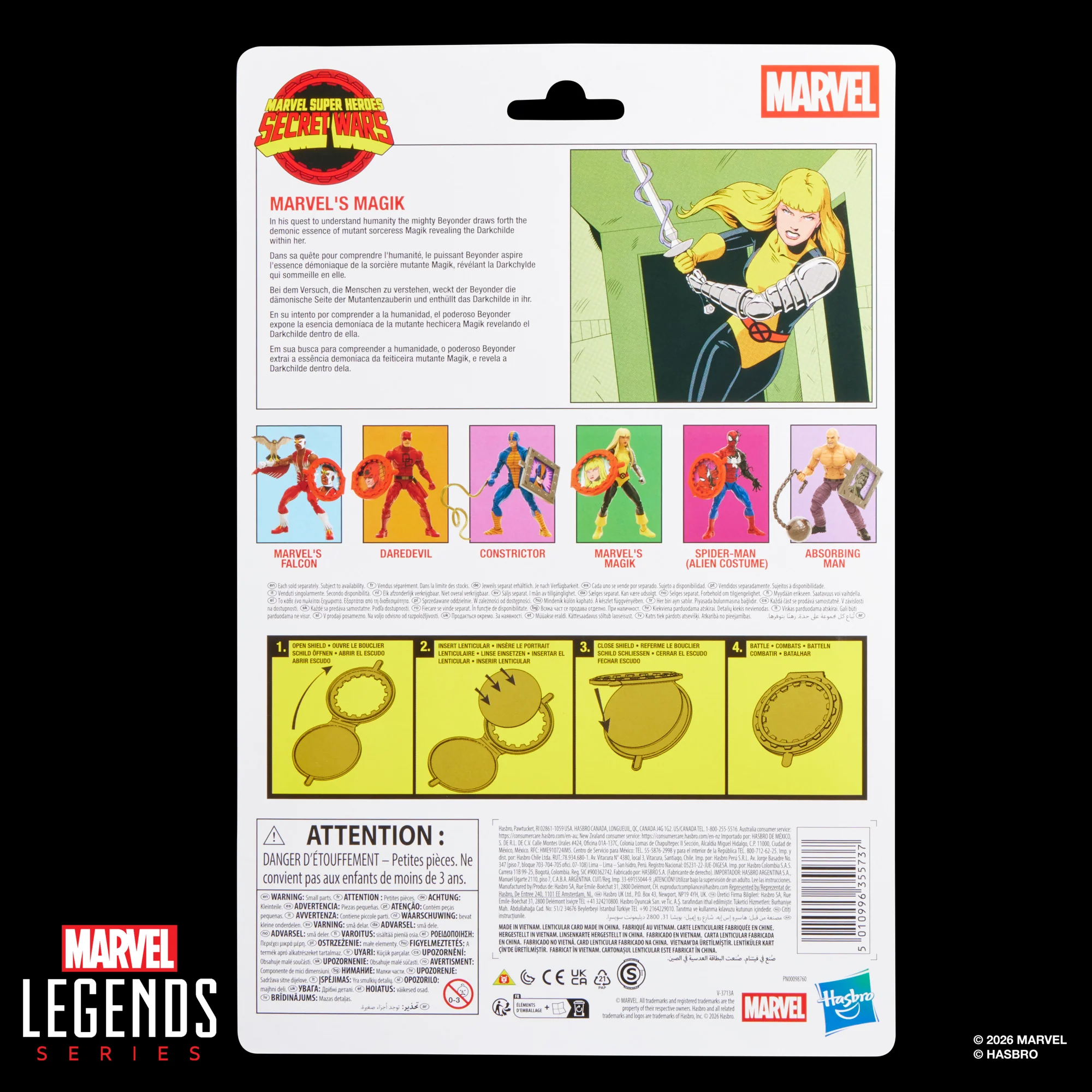 Marvel Legends Series Secret Wars Marvel’s Magik | 6 Inch Action Figure | Hasbro - Image 3