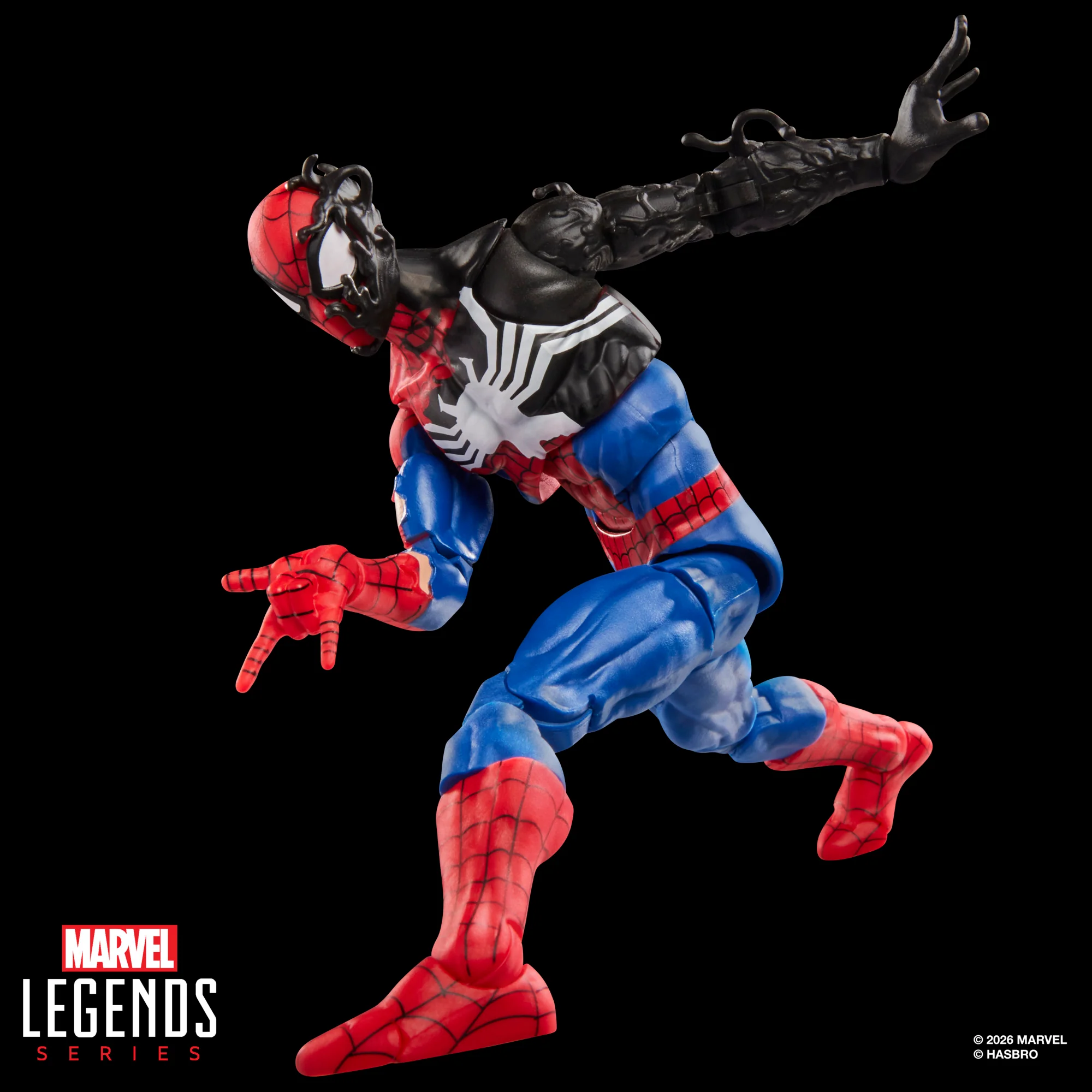Marvel Legends Series Secret Wars Spider-Man (Alien Costume) | 6 Inch Action Figure | Hasbro - Image 7