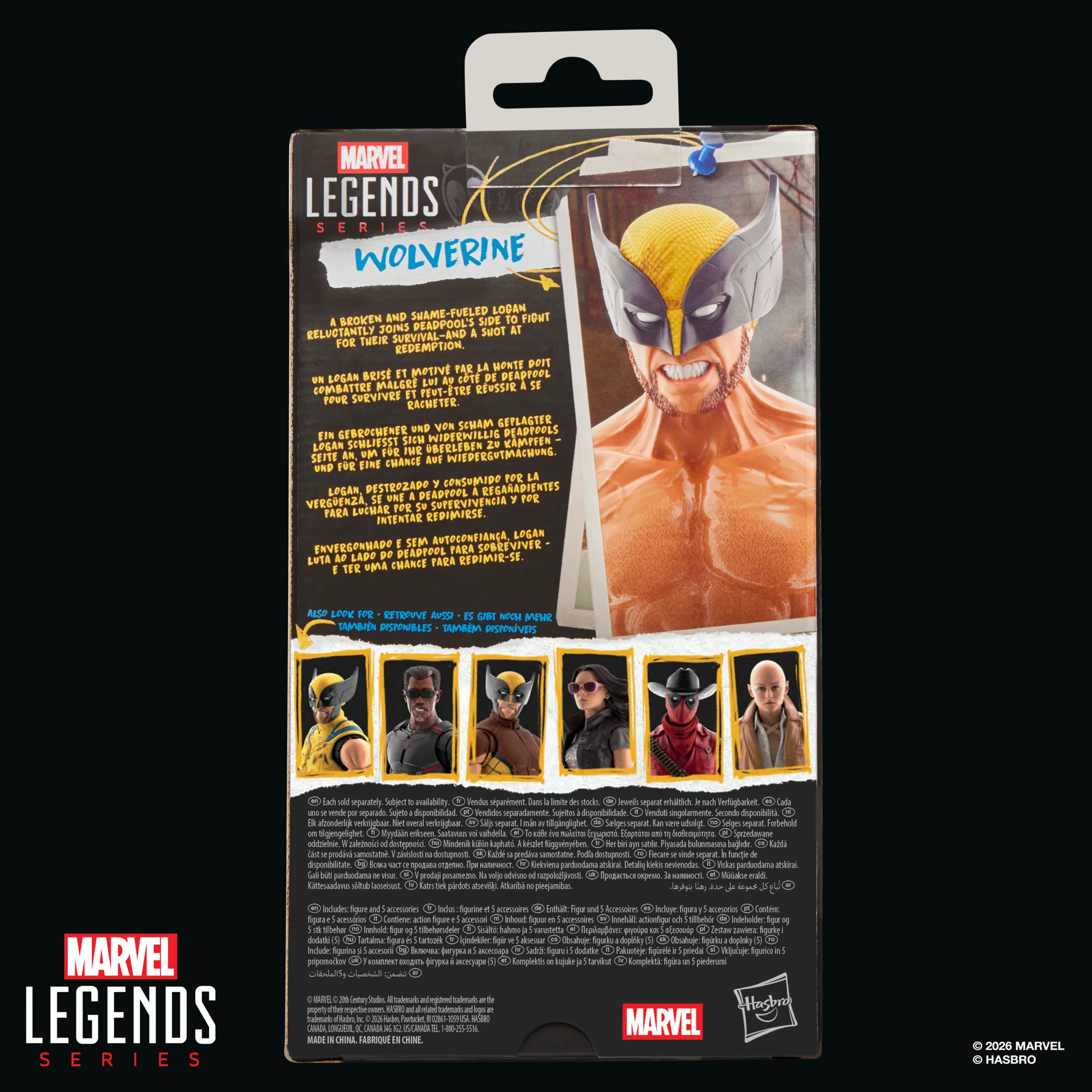 [PREORDER] Marvel Legends Series Wolverine, Marvel Studios' Deadpool & Wolverine Movie {TARGET EXCLUSIVE) | Action Figure | Hasbro - Image 4