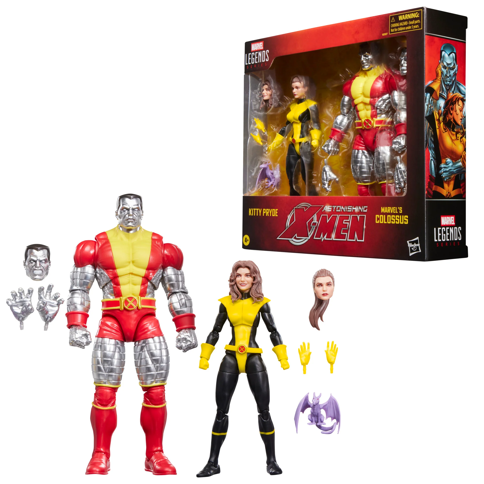 Marvel Legends Series X-Men Kitty Pryde & Marvel’s Colossus Action Figure Two-Pack | ACTION FIGURE | HASBRO - Image 14