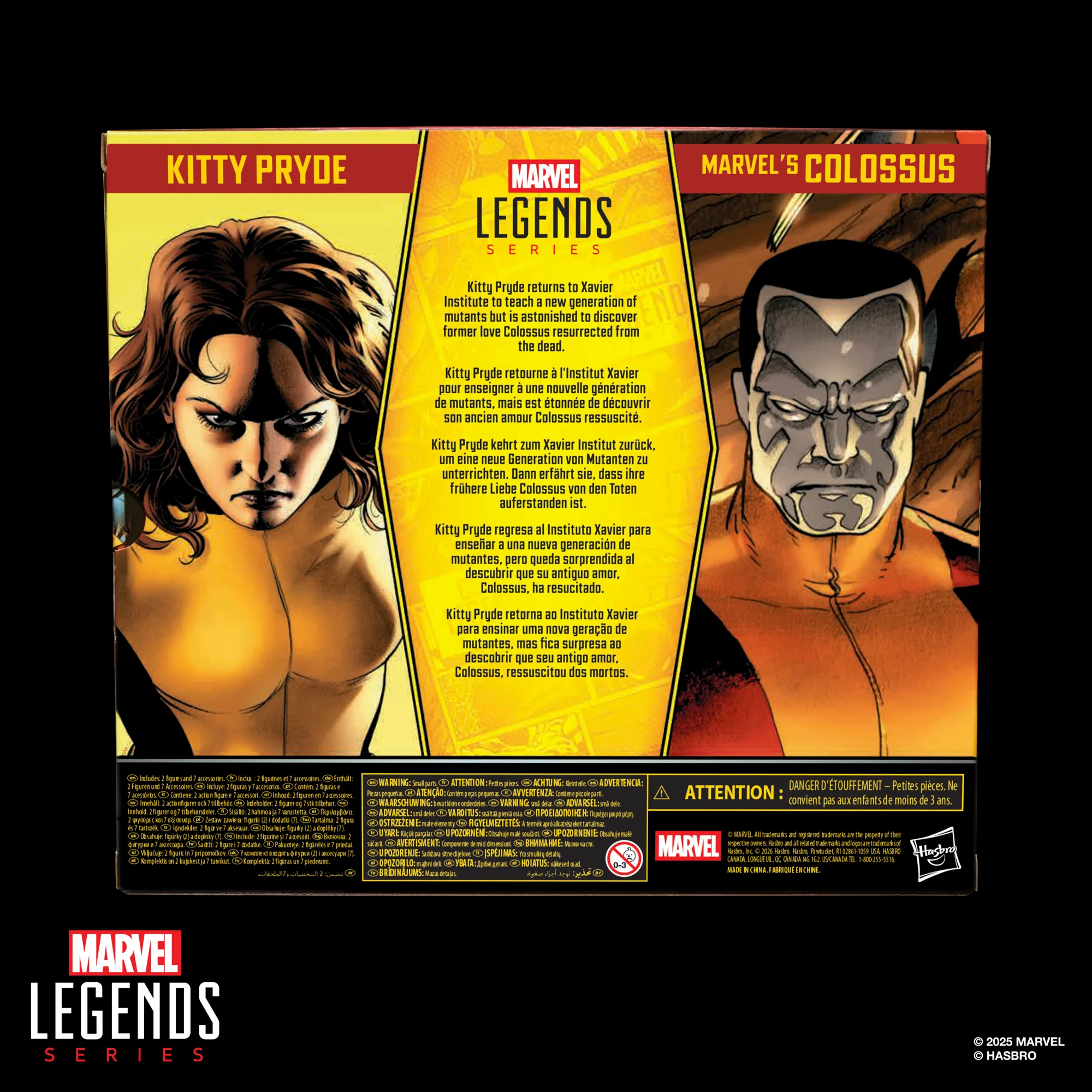 Marvel Legends Series X-Men Kitty Pryde & Marvel’s Colossus Action Figure Two-Pack | ACTION FIGURE | HASBRO - Image 4