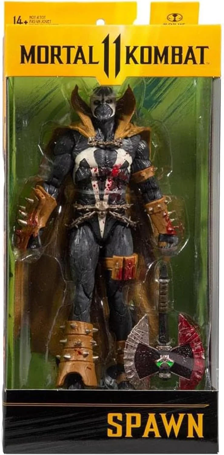 McFarlane Toys - Mortal Kombat - Spawn Bloody McFarlane Classic 7" Action Figure with Accessories