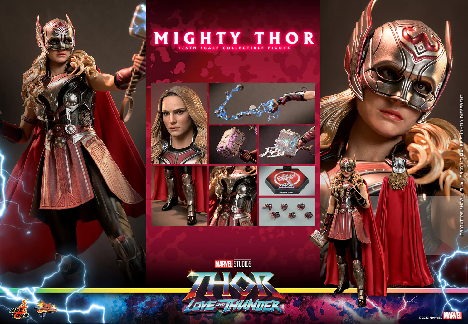 Mighty Thor Sixth Scale Figure Thor Love and Thunder | Hot Toys | Heroes World - Image 2