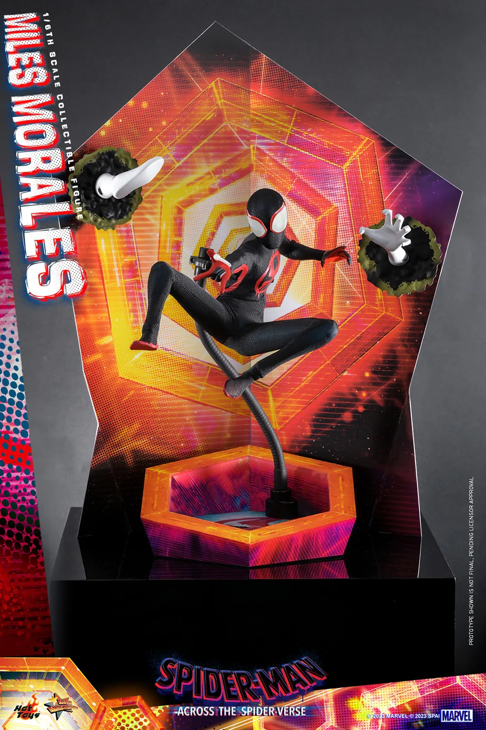 Miles Morales Sixth Scale Collectible Figure – Spider-Man: Across the Spider-Verse (Hot Toys) | Heroes World - Image 2