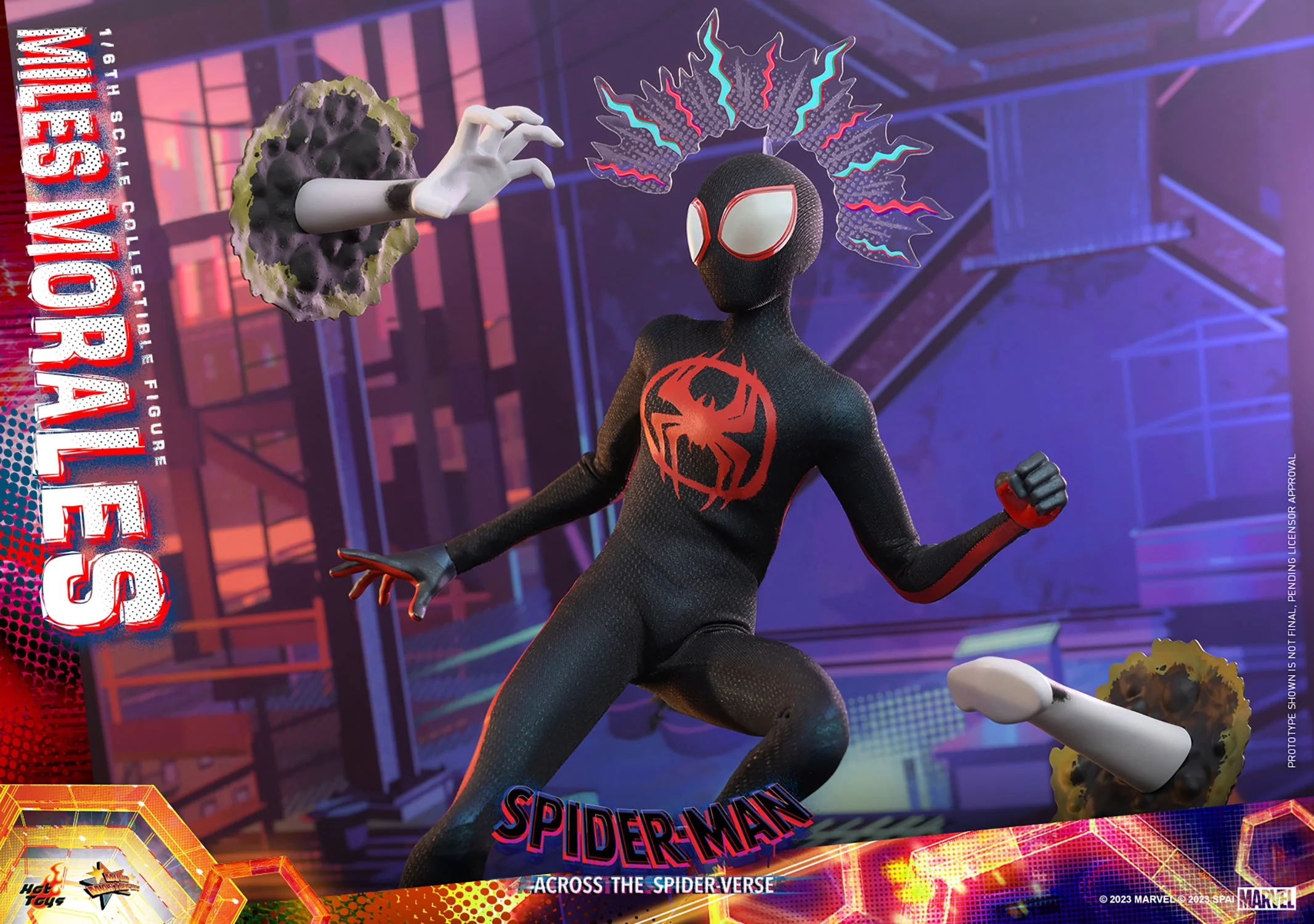 Miles Morales Sixth Scale Collectible Figure – Spider-Man: Across the Spider-Verse (Hot Toys) | Heroes World - Image 21