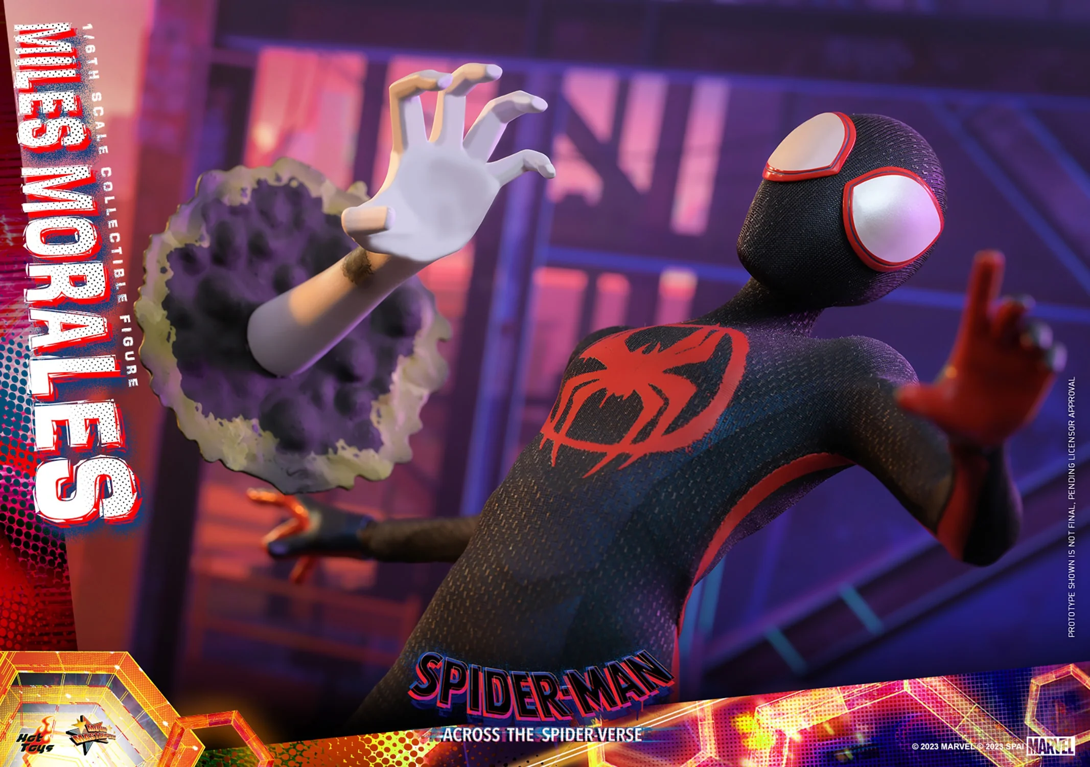 Miles Morales Sixth Scale Collectible Figure – Spider-Man: Across the Spider-Verse (Hot Toys) | Heroes World - Image 22