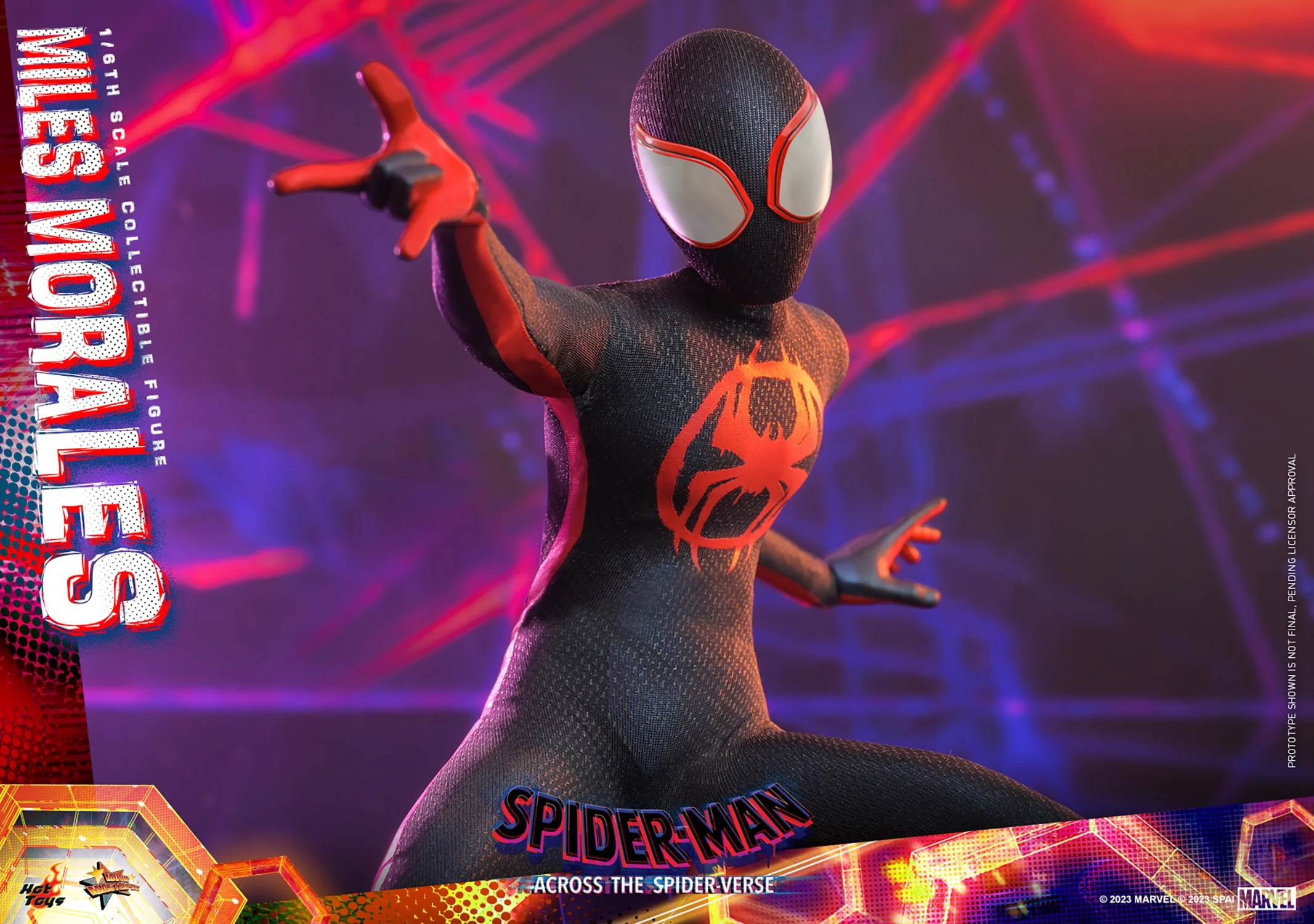 Miles Morales Sixth Scale Collectible Figure – Spider-Man: Across the Spider-Verse (Hot Toys) | Heroes World - Image 24