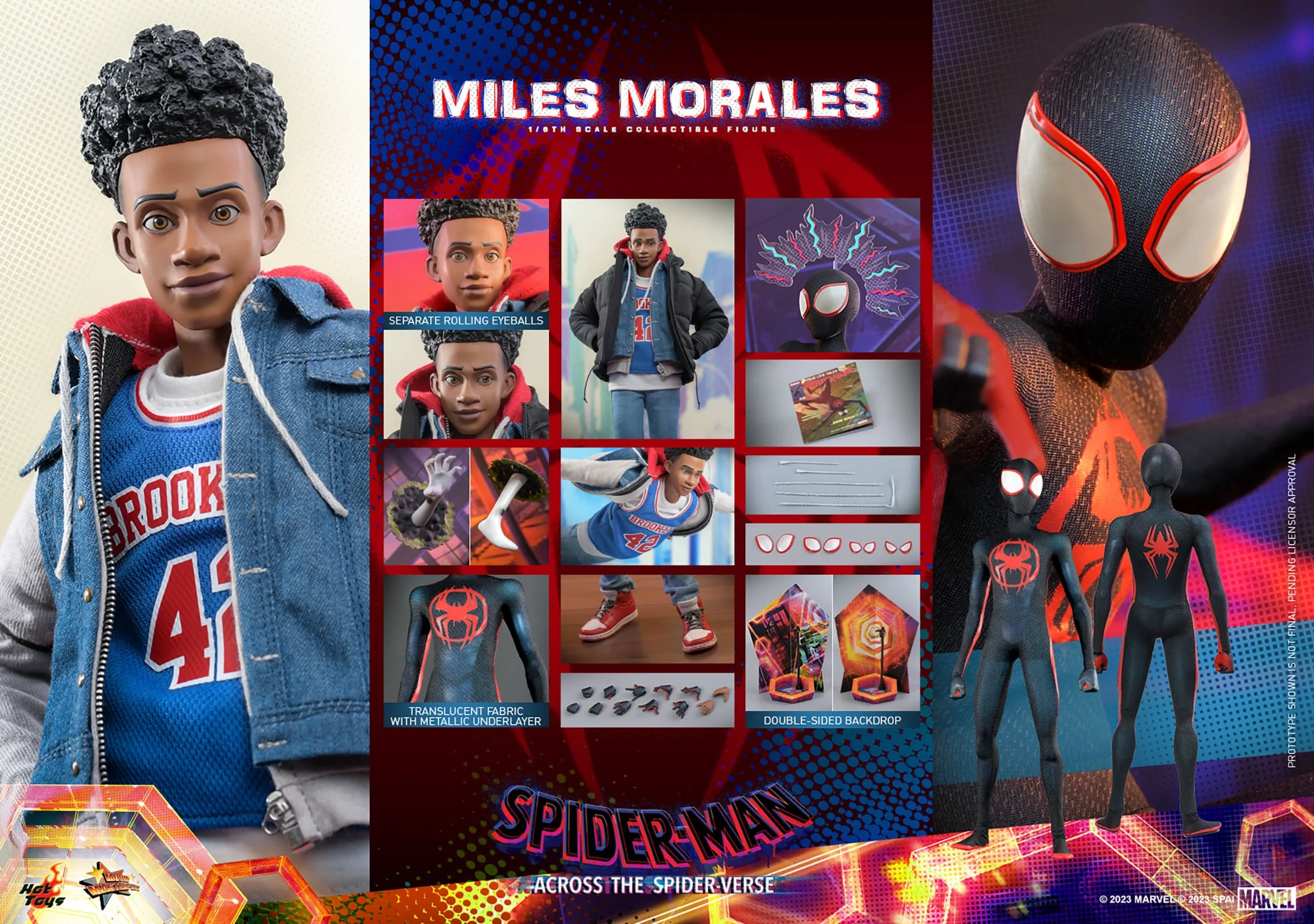 Miles Morales Sixth Scale Collectible Figure – Spider-Man: Across the Spider-Verse (Hot Toys) | Heroes World - Image 25