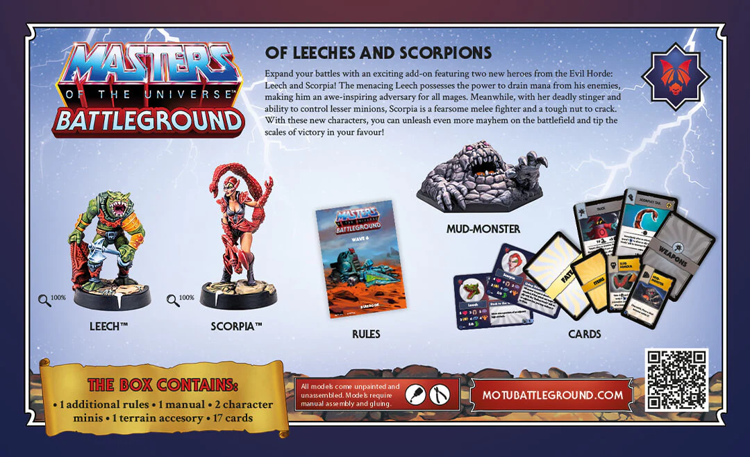 MOTU BATTLEGROUND WAVE 6: EVIL HORDE FACTION | Miniature Game | Archon Studios