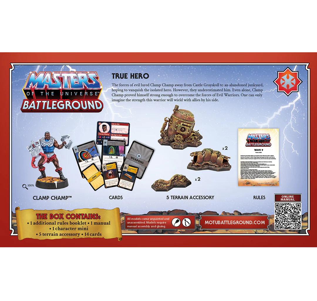 MOTU BATTLEGROUND WAVE 9: MASTERS OF THE UNIVERSE FACTION | Miniature Game | Archon Studios - Image 2