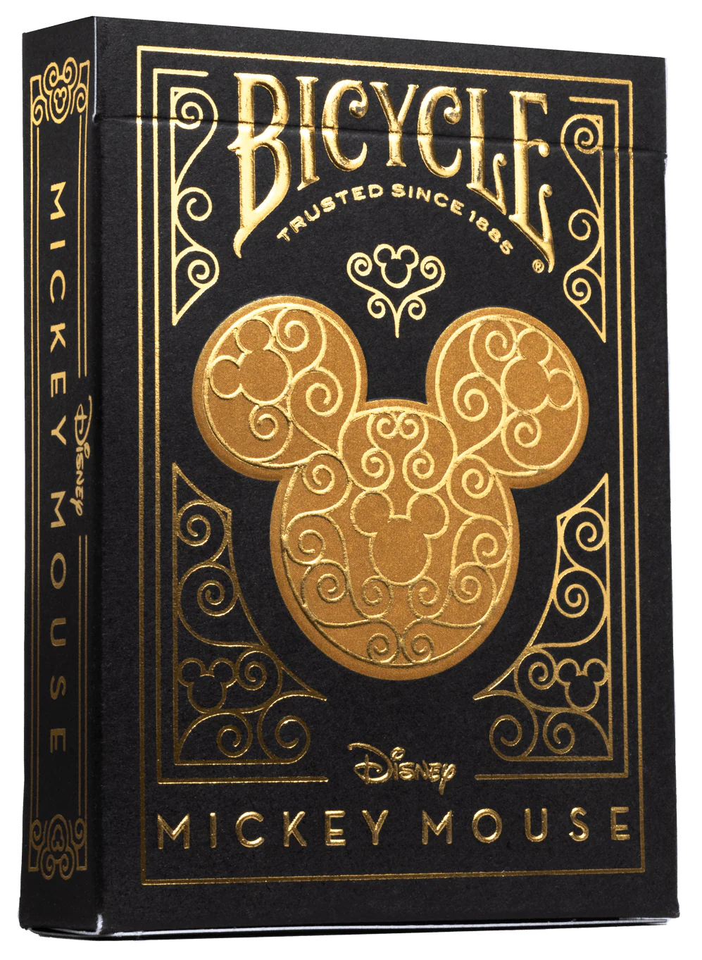 Bicycle Playing Cards: Disney Mickey Mouse (Black & Gold)
