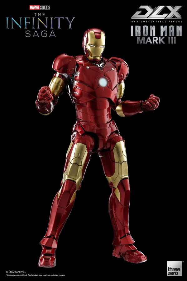 Marvel Infinity Saga 6 Inch Action Figure Deluxe 1/12 Scale - Iron Man Mark 3 - Image 4