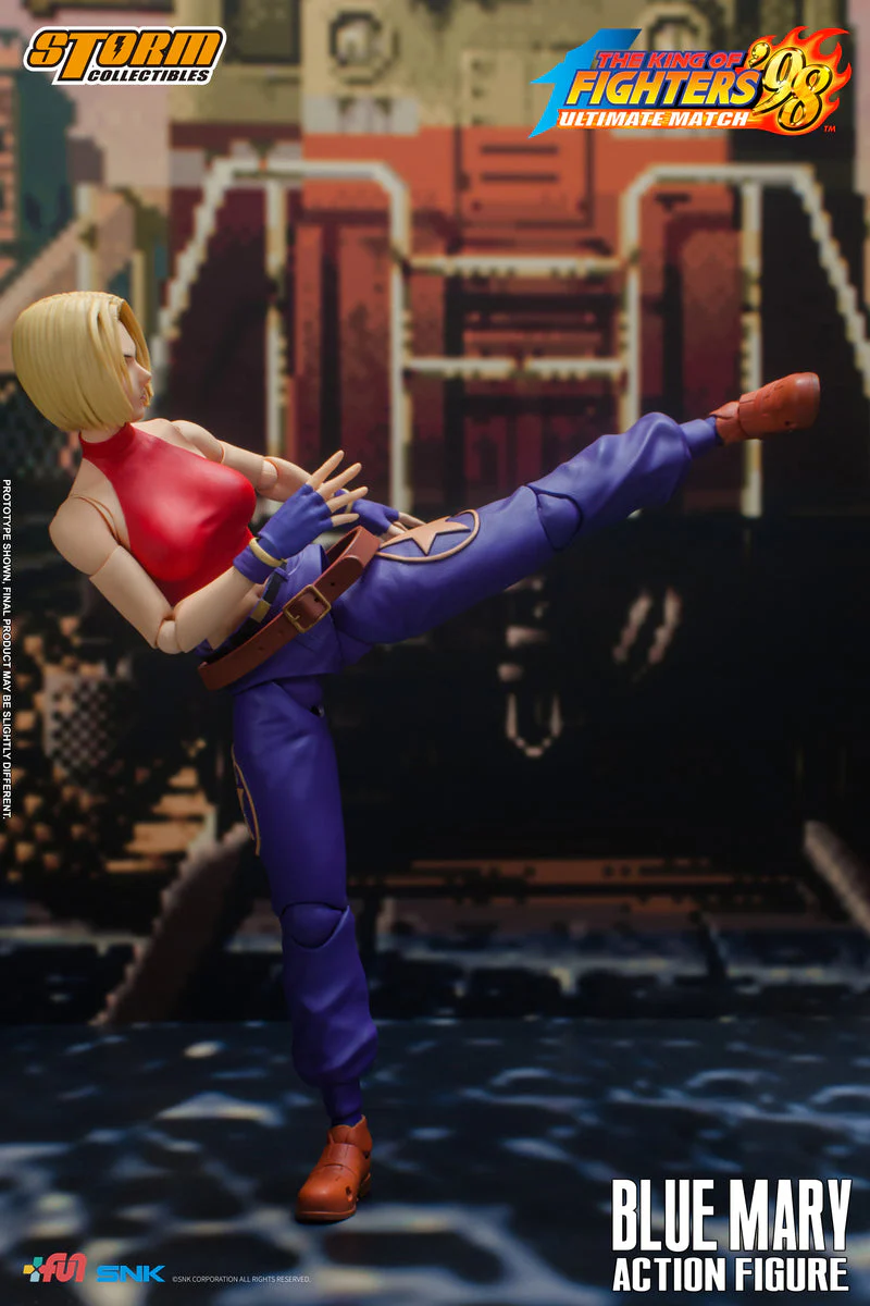Storm Collectibles 1/12 Action Figure Blue Mary "King of Fighters '98" - Image 2