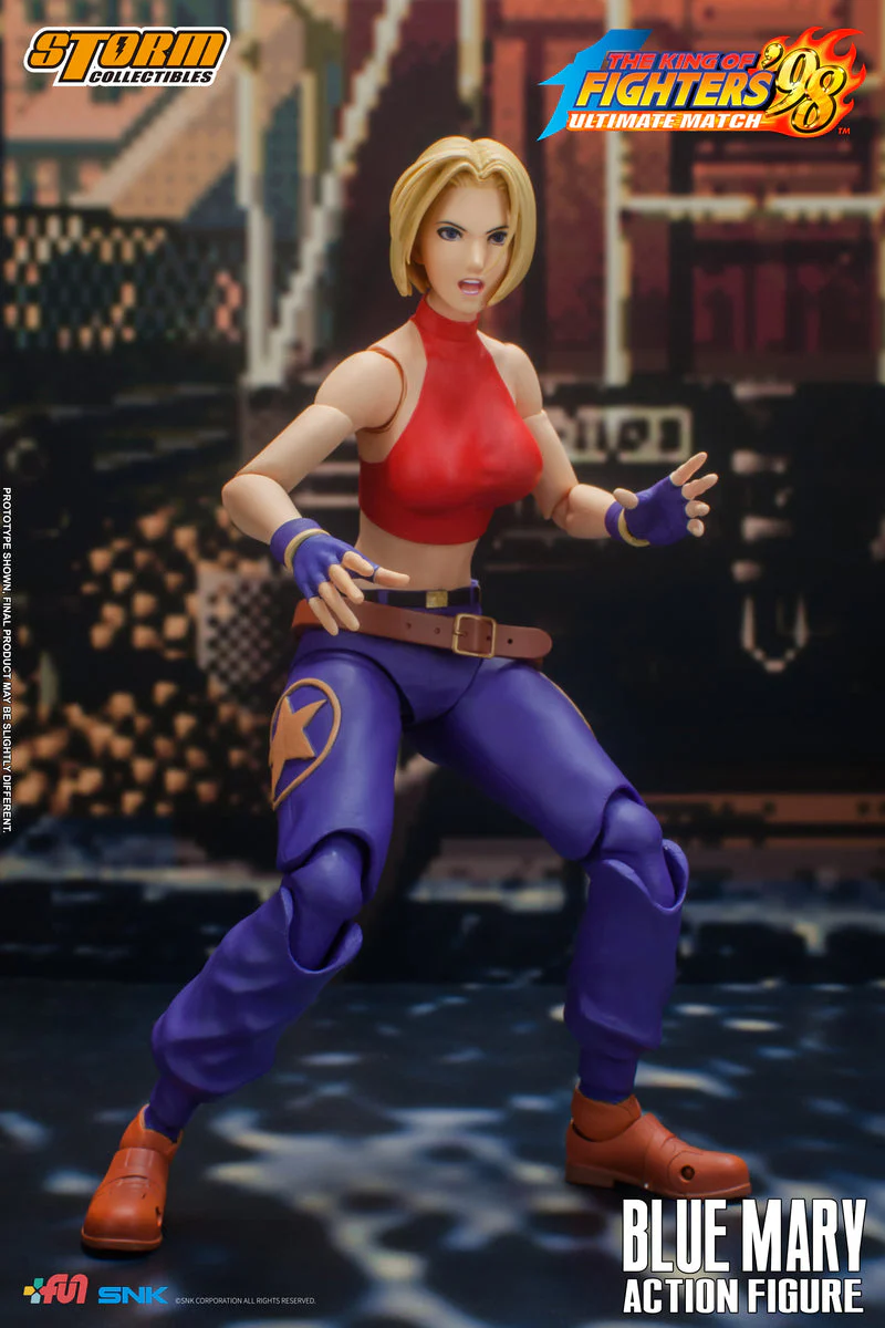 Storm Collectibles 1/12 Action Figure Blue Mary "King of Fighters '98" - Image 3