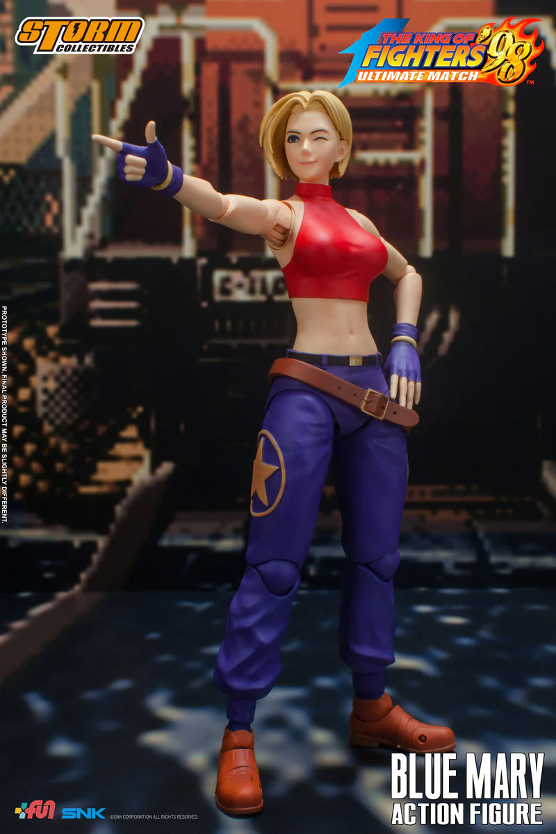 Storm Collectibles 1/12 Action Figure Blue Mary "King of Fighters '98" - Image 4
