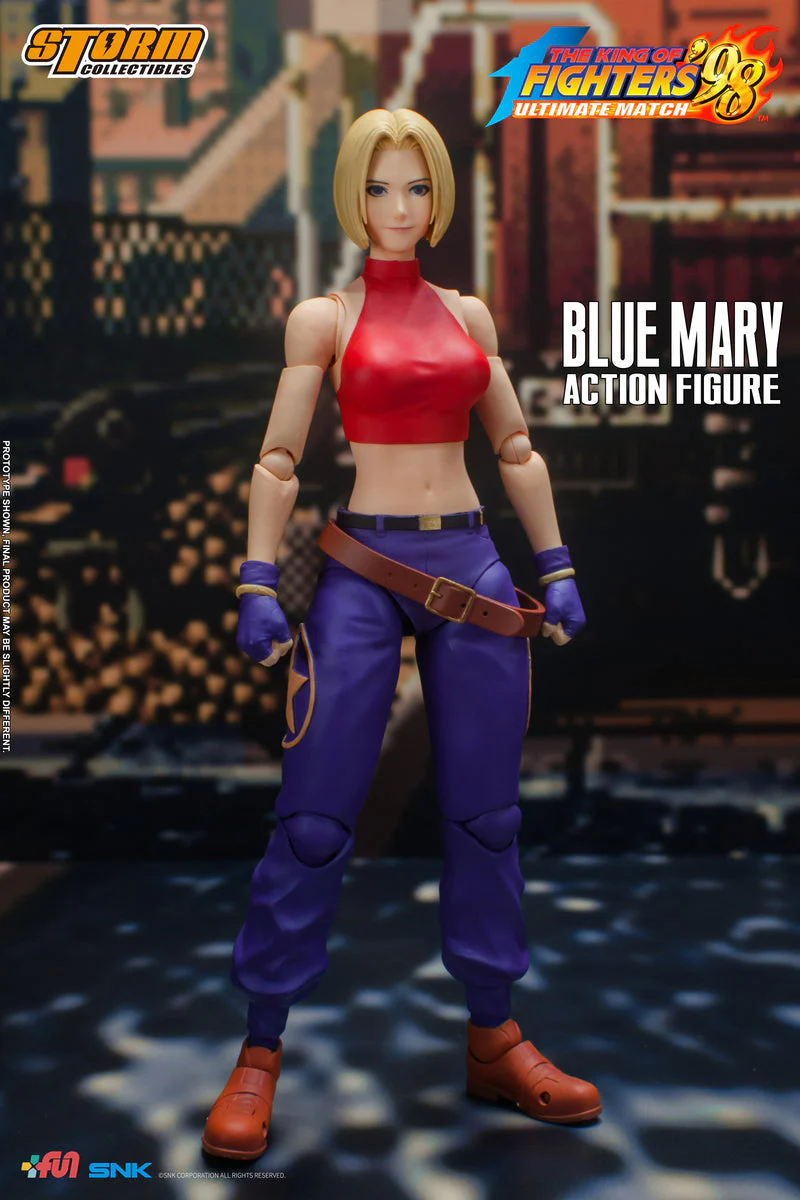 Storm Collectibles 1/12 Action Figure Blue Mary "King of Fighters '98" - Image 5