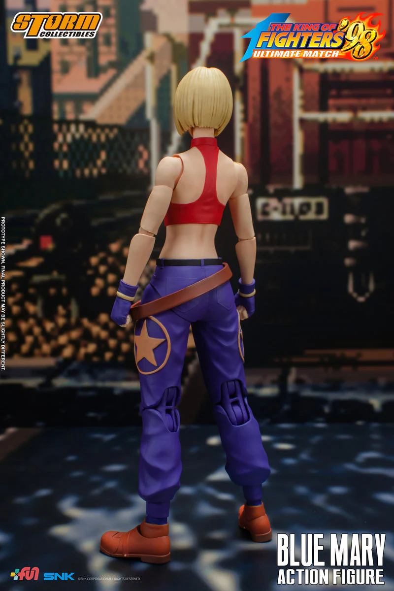 Storm Collectibles 1/12 Action Figure Blue Mary "King of Fighters '98" - Image 6
