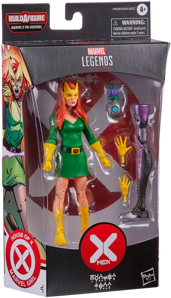 Marvel Legends X-Men 6 Inch Action Figure BAF Tri-Sentinel - Jean Grey - Image 3