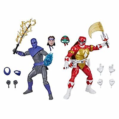 Power Rangers Teenage Mutant Ninja Turtles 6 Inch Action Figure Lightning Collection 2-Pack - Morphed Raphael and Foot Soldier Tommy