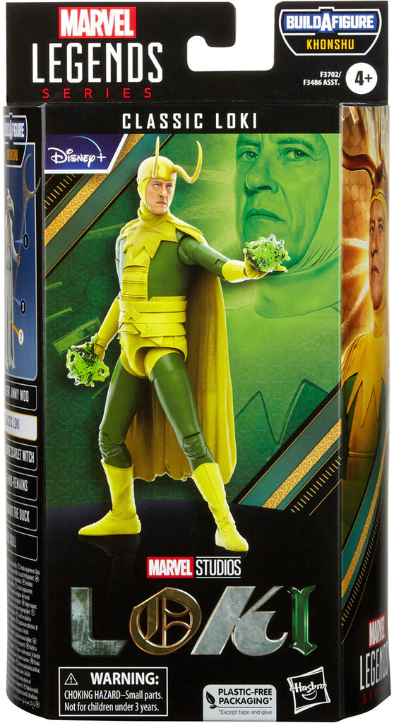 Marvel Legends Disney+ 6 Inch Action Figure BAF Khonshu - Classic Loki - Image 2