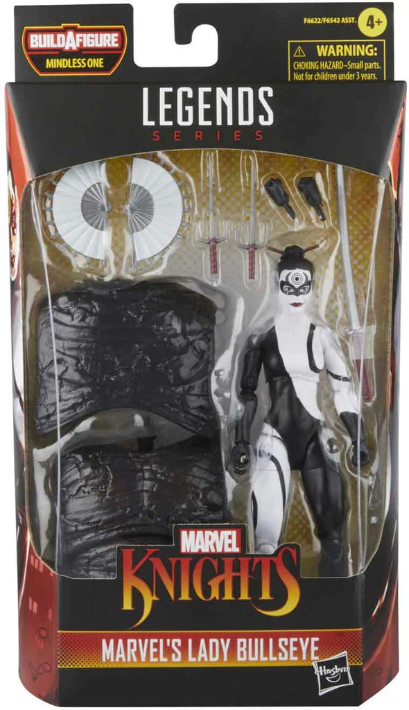 Marvel Legends Marvel Knights 6 Inch Action Figure BAF Mindless One - Lady Bullseye - Image 2