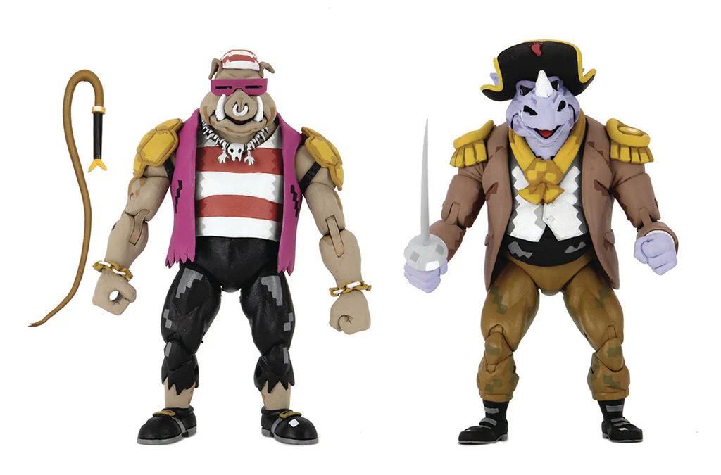 Teenage Mutant Ninja Turtles Turtles In Time 6 Inch Action Figure 2-Pack - Pirate Bebop & Rocksteady - Image 3