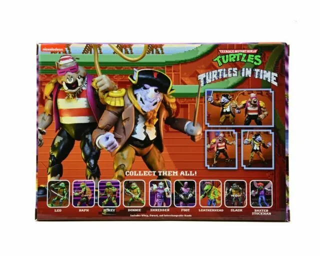 Teenage Mutant Ninja Turtles Turtles In Time 6 Inch Action Figure 2-Pack - Pirate Bebop & Rocksteady - Image 4