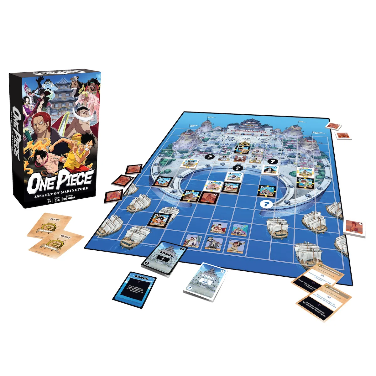 ONE PIECE ASSAULT ON MARINEFORD BOARD GAME - Image 2