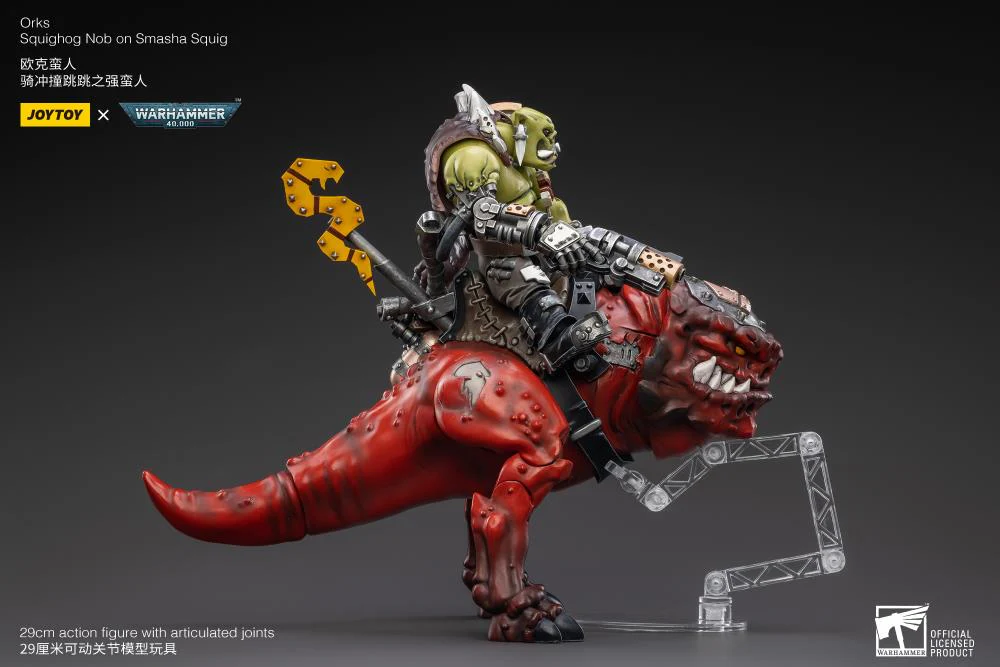 Orks Squighog Nob On Smasha Squig 1/18 Scale Figure Set (Warhammer 40k) - Image 11