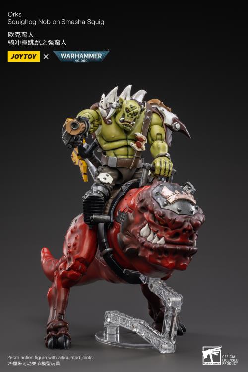 Orks Squighog Nob On Smasha Squig 1/18 Scale Figure Set (Warhammer 40k) - Image 5