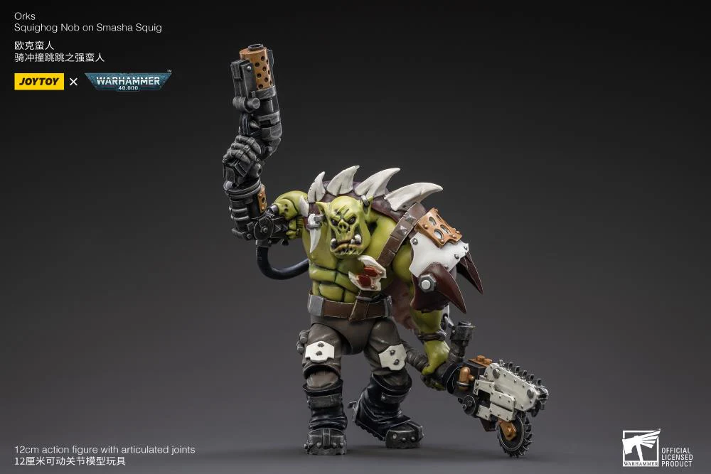 Orks Squighog Nob On Smasha Squig 1/18 Scale Figure Set (Warhammer 40k) - Image 6